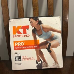 NEW KT Tape PRO Black UNCUT 125 ft Jumbo Sports Med‎ Kinesiology Athletic Tape